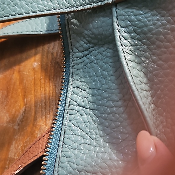 Fossil Jenna Satchel 2 Tone Tote/Shoulder Bag - Picture 4 of 13